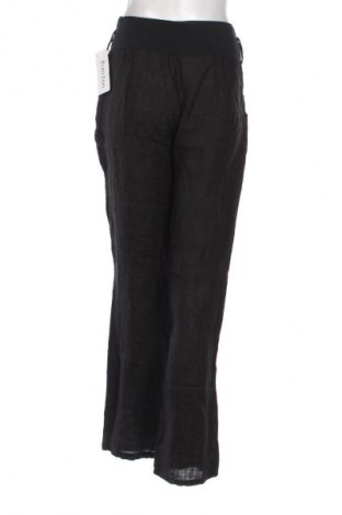 Γυναικείο παντελόνι Puro Lino, Μέγεθος S, Χρώμα Μαύρο, Τιμή 56,99 €