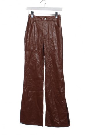 Дамски панталон SHEIN, Размер XS, Цвят Кафяв, Цена 11,99 лв.