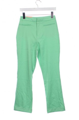 Дамски панталон Sinsay, Размер XS, Цвят Зелен, Цена 76,25 лв.