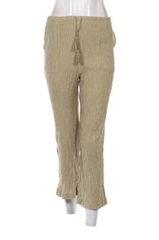 Дамски панталон Stradivarius, Размер S, Цвят Зелен, Цена 28,88 лв.