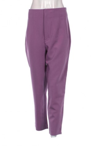 Дамски панталон Stradivarius, Размер L, Цвят Лилав, Цена 34,49 лв.