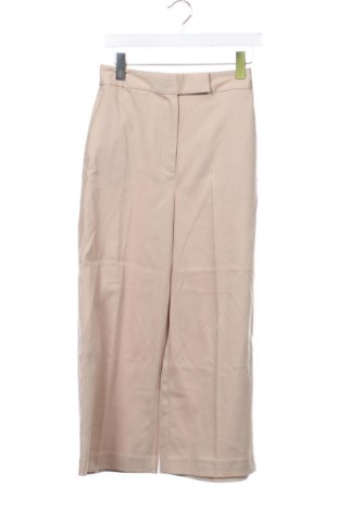 Дамски панталон Zara, Размер XS, Цвят Бежов, Цена 26,98 лв.