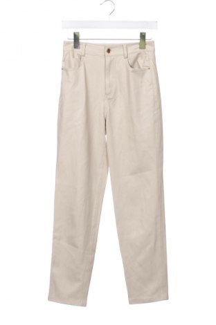 Damskie spodnie Zara, Rozmiar XS, Kolor Beżowy, Cena 115,31 zł