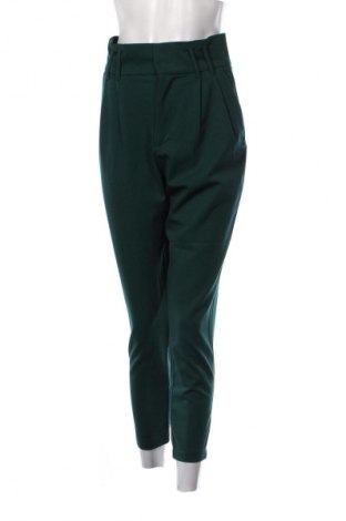Дамски панталон Zara, Размер S, Цвят Зелен, Цена 22,97 лв.