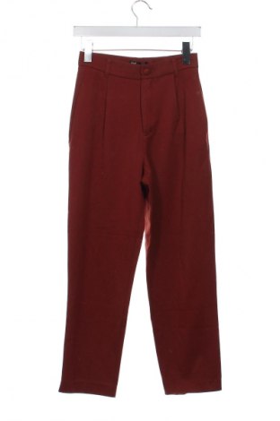 Дамски панталон Zara, Размер XS, Цвят Кафяв, Цена 27,00 лв.