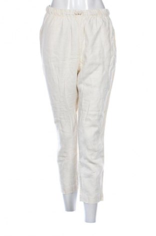 Damskie spodnie Zara, Rozmiar S, Kolor ecru, Cena 40,99 zł