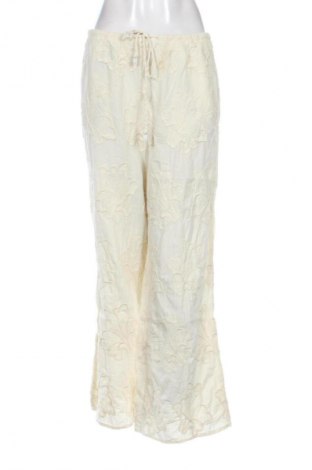 Damenhose Zara, Größe L, Farbe Ecru, Preis € 9,99