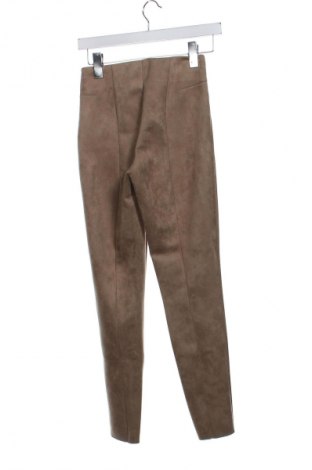 Дамски панталон Zara, Размер XS, Цвят Кафяв, Цена 27,00 лв.