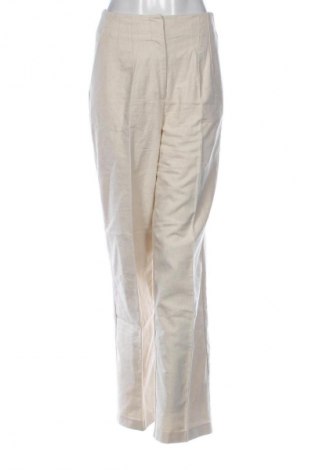 Pantaloni de femei Zara, Mărime L, Culoare Ecru, Preț 71,00 Lei