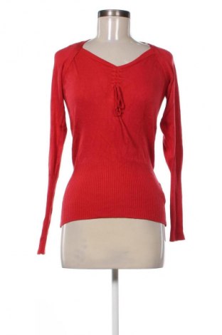 Дамски пуловер Amisu, Размер L, Цвят Червен, Цена 29,00 лв.