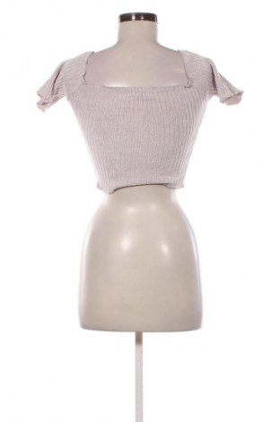 Дамски пуловер Bershka, Размер XS, Цвят Сив, Цена 13,99 лв.