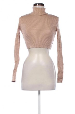 Damski sweter Bershka, Rozmiar M, Kolor Beżowy, Cena 41,99 zł