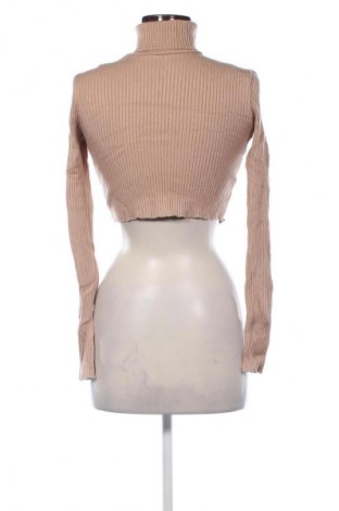 Damski sweter Bershka, Rozmiar M, Kolor Beżowy, Cena 41,99 zł
