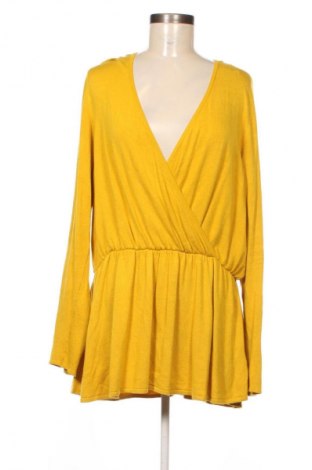 Дамски пуловер Body Flirt, Размер L, Цвят Жълт, Цена 29,99 лв.