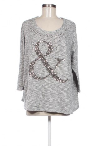 Дамски пуловер Canda, Размер XL, Цвят Сив, Цена 29,33 лв.