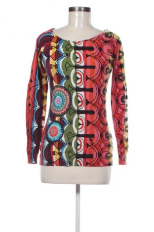 Дамски пуловер Desigual, Размер L, Цвят Многоцветен, Цена 61,94 лв.
