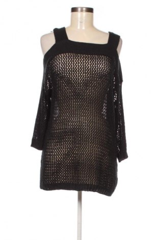 Дамски пуловер Laura Torelli, Размер M, Цвят Черен, Цена 9,99 лв.