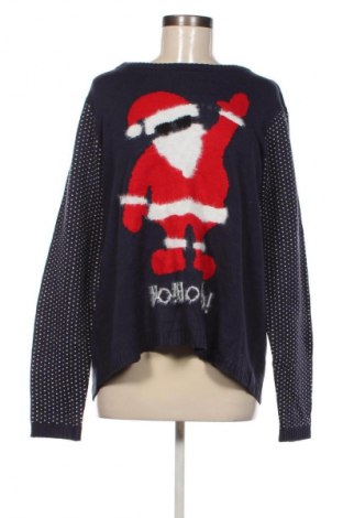 Дамски пуловер Manguun, Размер XXL, Цвят Син, Цена 17,99 лв.