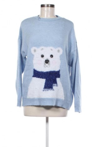 Damenpullover New Look, Größe M, Farbe Blau, Preis € 18,22