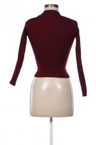 Дамски пуловер Pull&Bear, Размер S, Цвят Червен, Цена 29,33 лв.