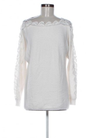 Дамски пуловер Sheilay, Размер L, Цвят Бял, Цена 28,99 лв.