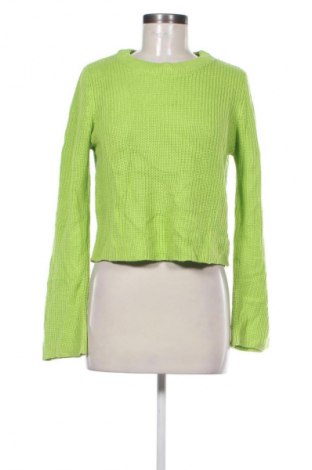 Дамски пуловер Stradivarius, Размер L, Цвят Зелен, Цена 18,99 лв.