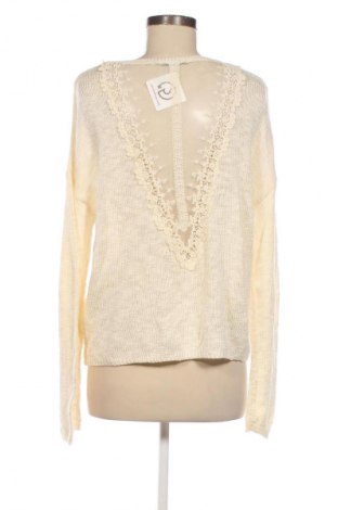 Дамски пуловер Tally Weijl, Размер L, Цвят Екрю, Цена 28,88 лв.