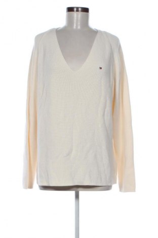 Damenpullover Tommy Hilfiger, Größe XXL, Farbe Ecru, Preis 167,99 €