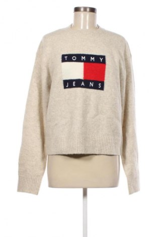 Női pulóver Tommy Jeans, Méret S, Szín Ekrü
, Ár 33 029 Ft