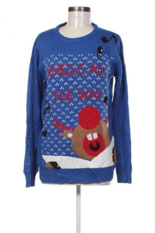 Дамски пуловер Unbranded, Размер L, Цвят Син, Цена 16,99 лв.