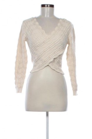 Дамски пуловер Unbranded, Размер M, Цвят Бежов, Цена 29,33 лв.