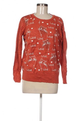 Дамски пуловер Unbranded, Размер XL, Цвят Оранжев, Цена 17,99 лв.