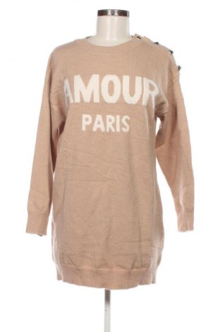 Damski sweter Unbranded, Rozmiar M, Kolor Beżowy, Cena 51,99 zł