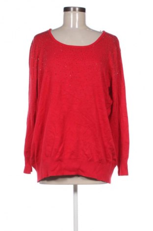 Damski sweter Unbranded, Rozmiar 3XL, Kolor Czerwony, Cena 68,99 zł