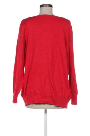 Damski sweter Unbranded, Rozmiar 3XL, Kolor Czerwony, Cena 68,99 zł