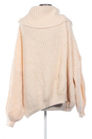 Damski sweter Unbranded, Rozmiar 4XL, Kolor ecru, Cena 85,99 zł