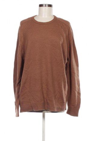 Γυναικείο πουλόβερ Uniqlo, Μέγεθος XXL, Χρώμα Καφέ, Τιμή 31,99 €