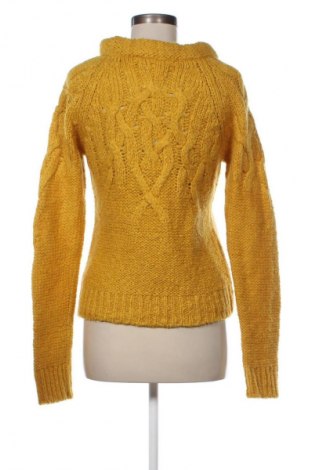 Дамски пуловер United Colors Of Benetton, Размер L, Цвят Жълт, Цена 41,06 лв.