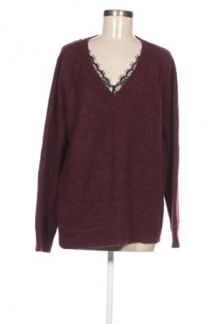 Дамски пуловер Vero Moda, Размер XL, Цвят Червен, Цена 26,98 лв.