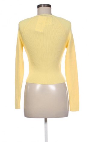 Дамски пуловер Zara, Размер L, Цвят Жълт, Цена 42,99 лв.