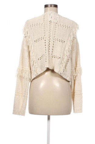 Дамски пуловер Zara, Размер S, Цвят Екрю, Цена 33,19 лв.