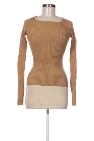 Дамски пуловер Zara, Размер L, Цвят Бежов, Цена 21,99 лв.