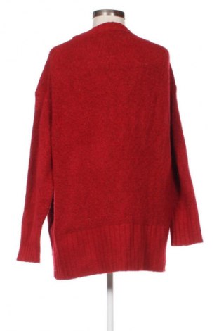 Дамски пуловер Zara, Размер S, Цвят Червен, Цена 27,99 лв.