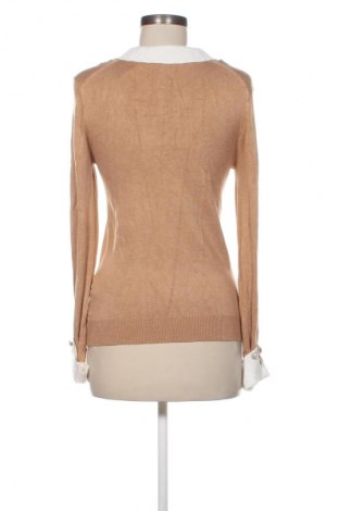 Дамски пуловер Zara, Размер M, Цвят Бежов, Цена 19,99 лв.