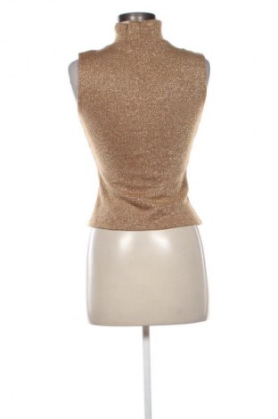 Дамски пуловер Zara, Размер M, Цвят Златист, Цена 17,99 лв.