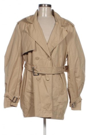 Dámsky prechodný kabát  Bershka, Veľkosť M, Farba Kremová, Cena  34,78 €