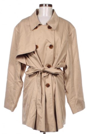 Dámsky prechodný kabát  ONLY Carmakoma, Veľkosť 3XL, Farba Béžová, Cena  65,95 €