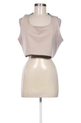 Дамски спортен топ H&M, Размер 3XL, Цвят Бежов, Цена 15,00 лв.