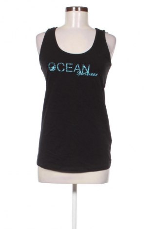 Damski sportowy top Ocean, Rozmiar S, Kolor Czarny, Cena 51,99 zł
