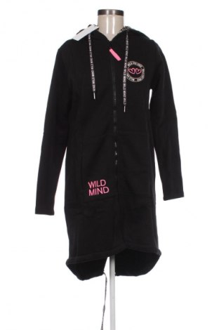 Дамски суитшърт Zwillingsherz, Размер XS, Цвят Черен, Цена 77,99 лв.